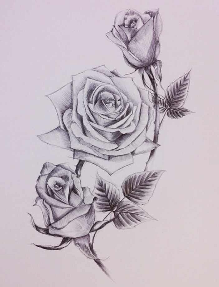 Как нарисовать руку, держащую розу — милый рисунок, который можно использовать для открытки