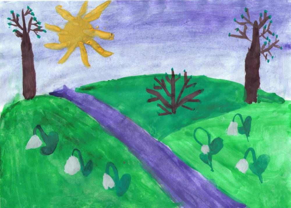 Рисунки пошагово для детей 6 лет