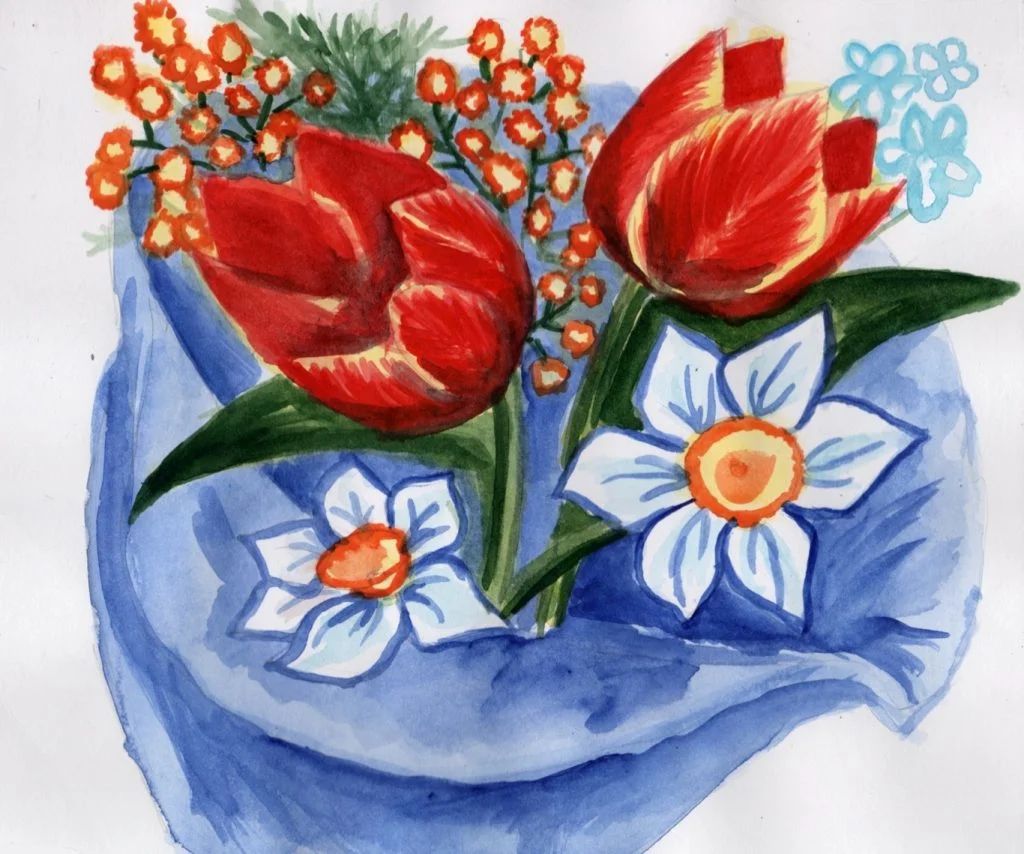 Весенний букет изо. Букет для мамы рисунок. Рисование букет для мамы. Нарисовать цветы. Букет цветов рисунок красками.