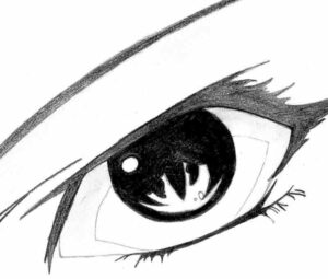 Глаза рисунок аниме мужские
