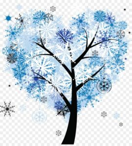 Деревья в снегу картинки для детей