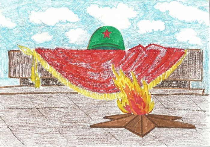 Конкурс рисуем с детьми вечный огонь мосгаз